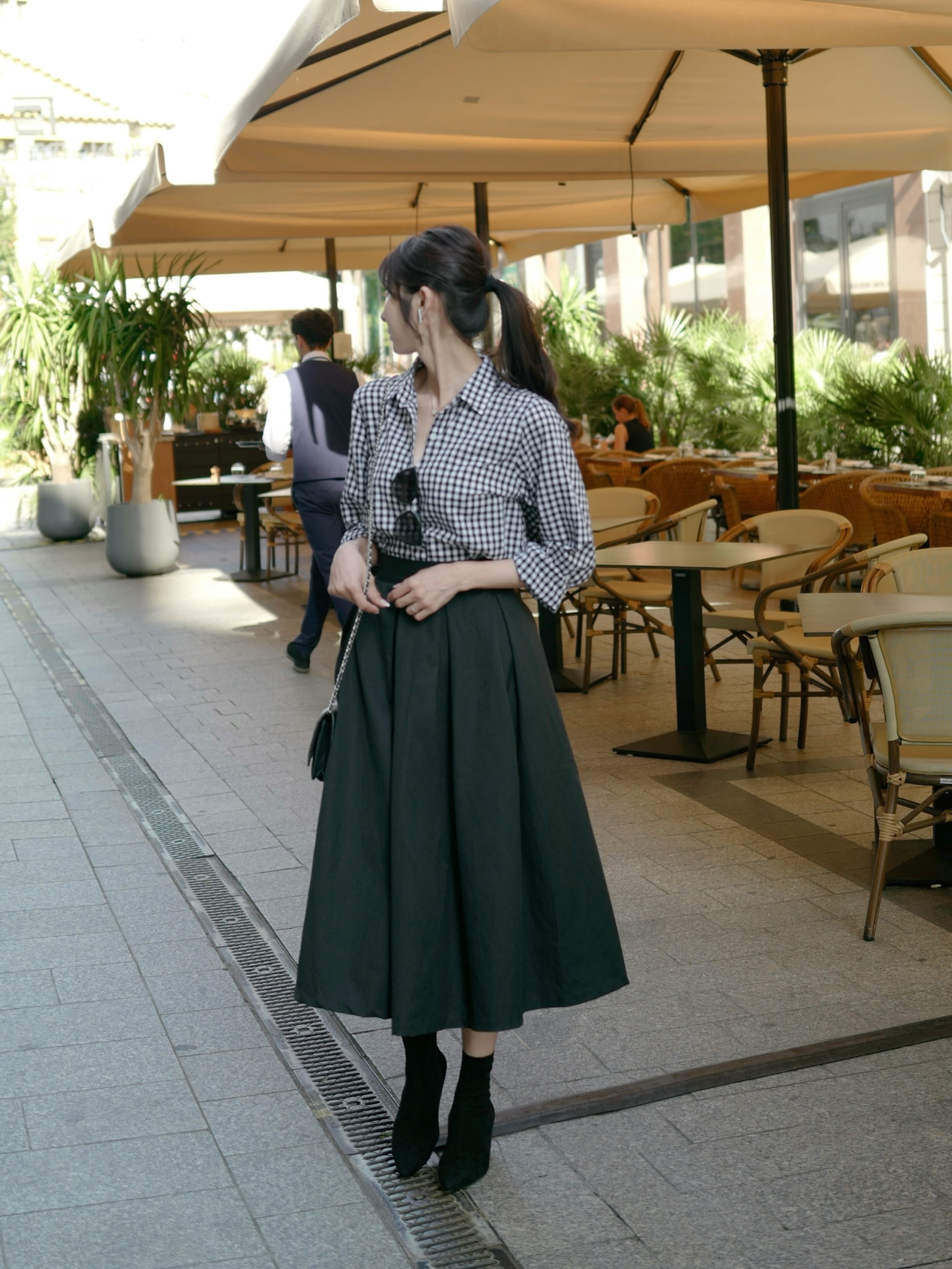 プリーツフレアスカート | 詳細画像17